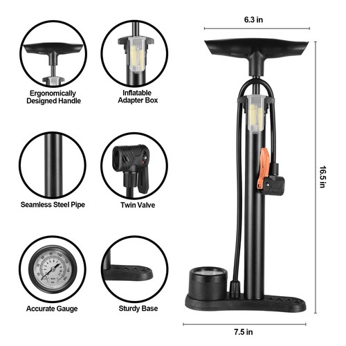 Luftpumpe mit manometer - manometer, 42