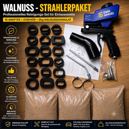 Walnussstrahler premium set - walnussstrahler, premium-set